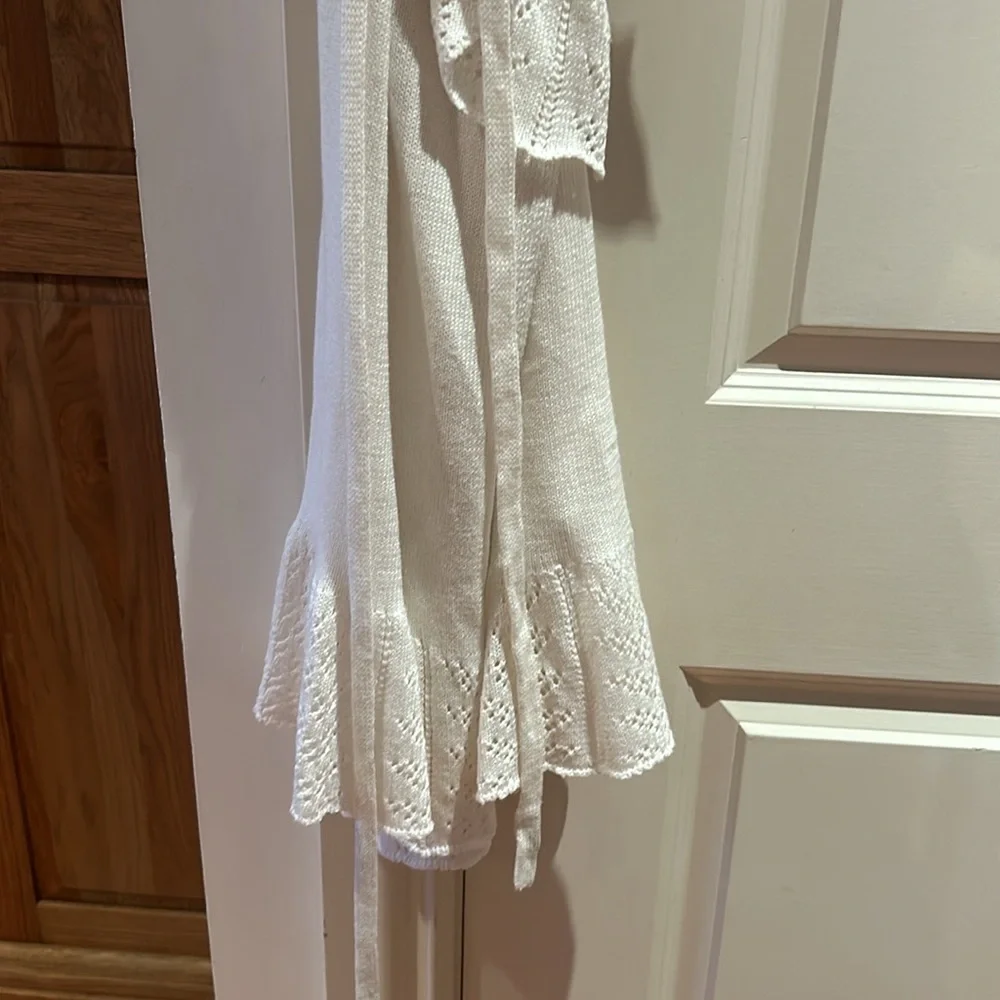 Tularosa White Ruffle Dress - Picture 7 of 14
